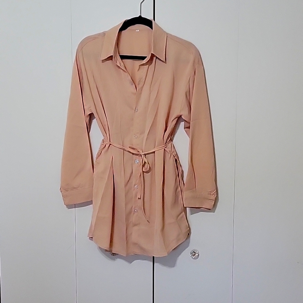 Women's Button Up Romper With Built In Shorts
